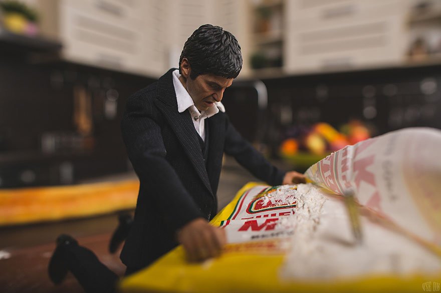 Tony Montana kokaint talált 2